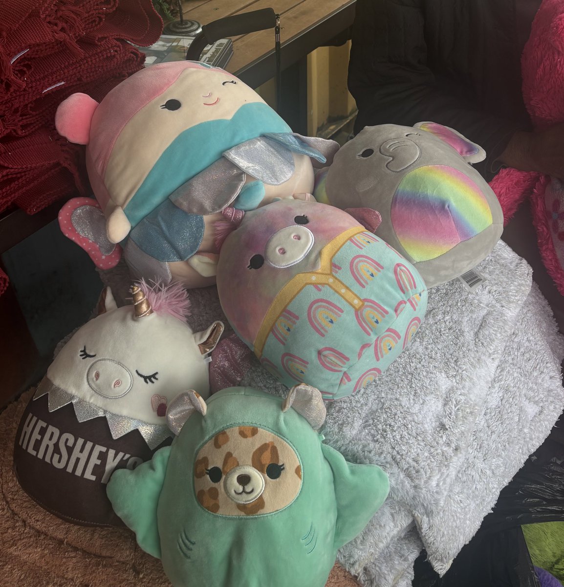 We love that someone outgrew their squishmallow collection because it made so many babies happy today!! #sharing