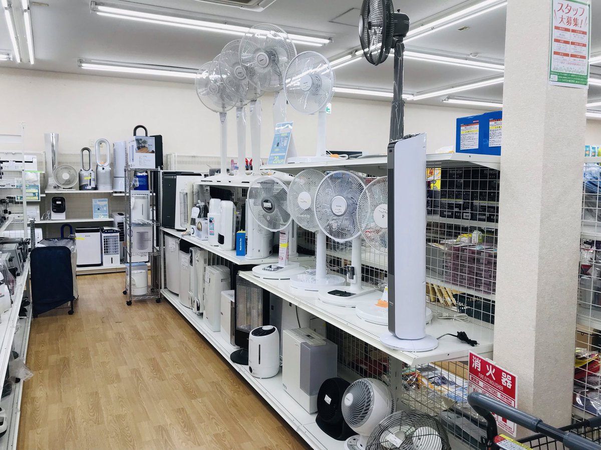 リユースのサカイ春日部店です！ 扇風機、エアコン、冷風機… 夏物家電