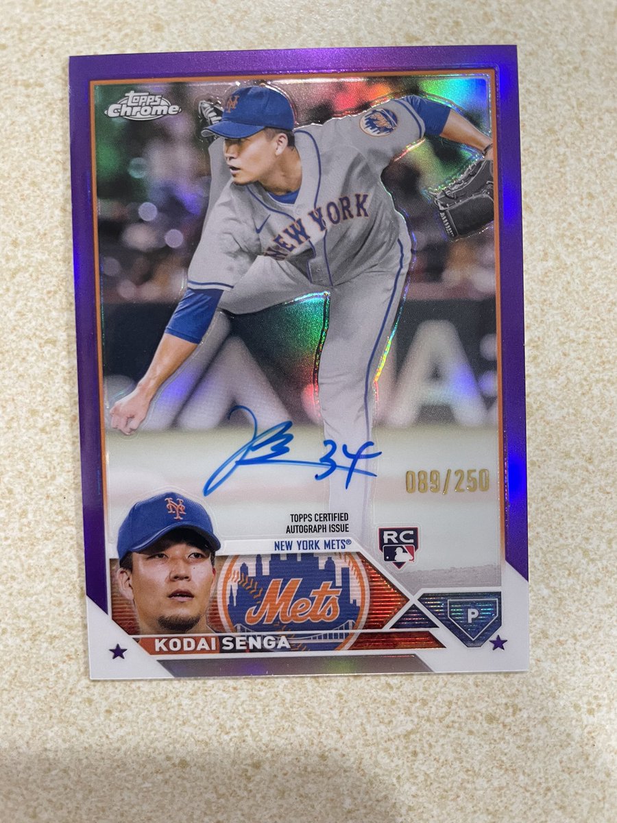 Cason_2027_'s tweet photo. @TB2426638837 Kodai Senga 90$/obo https://t.co/ayNq1enGx1