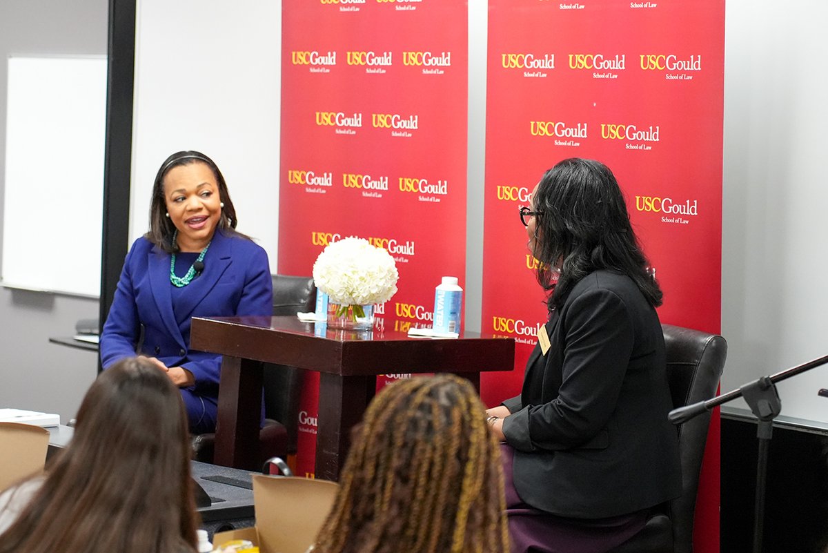 Last week, U.S. Asst. Atty. Gen. of @CivilRights Kristen Clarke was the featured speaker in conversation with @USCGouldLawDean Franita Tolson for the 2024 Allan Nieman & Alan Sieroty Lecture, titled, “Race, Power and Criminal Justice: Today’s Fight for Equal Justice Under Law.”