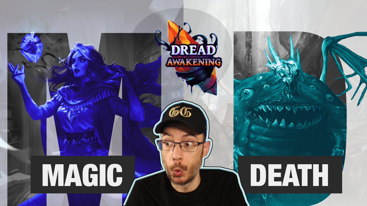 I'm breaking down all the new archetypes and decks from @GodsUnchained's new set *Dread Awakening* over on YouTube! First video is up now, showing off Elderytch Mysteries & Dread (Magic & Death) decks! New video each day!