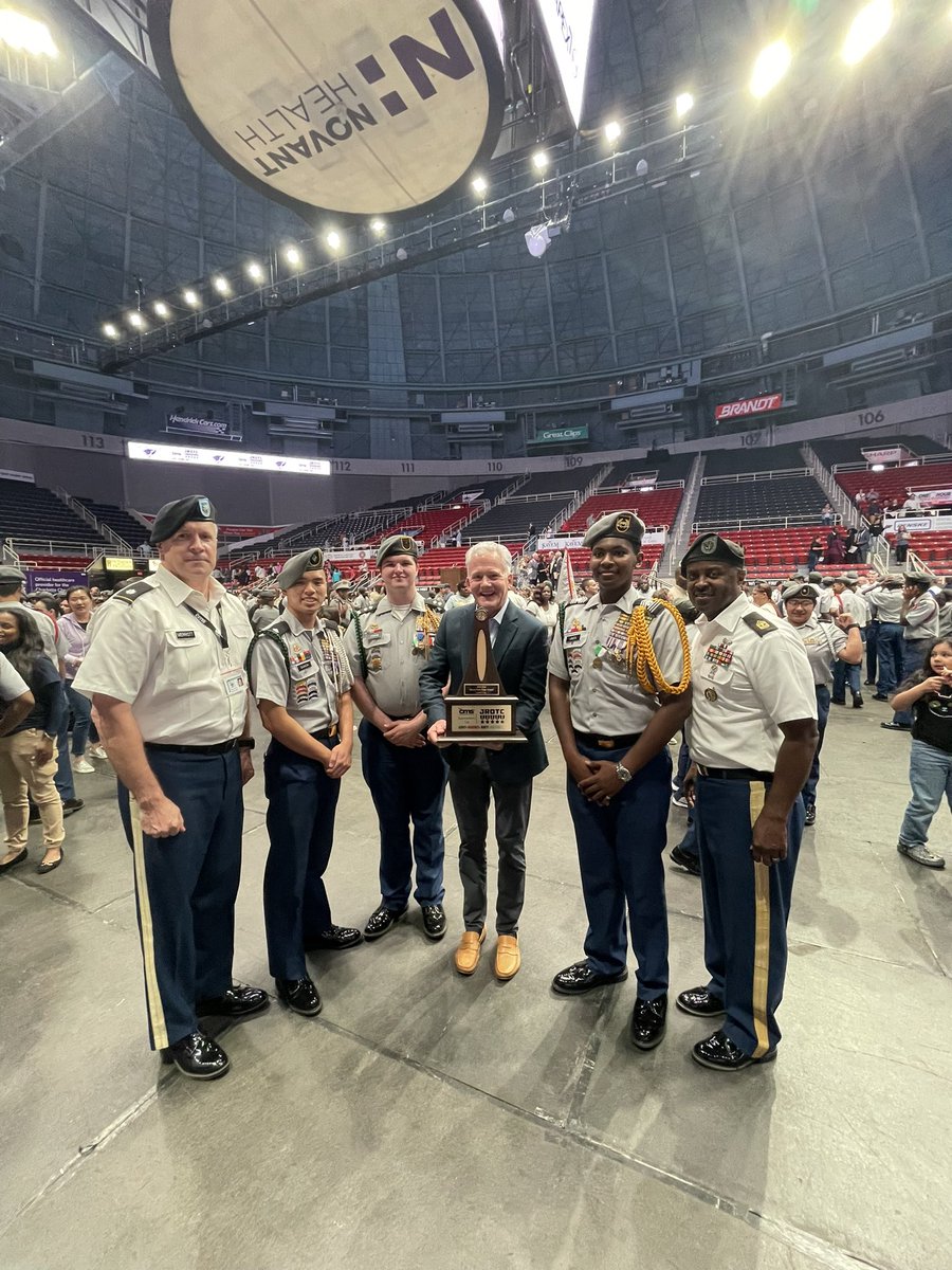 MP REPRESENTING! Cadet Quach received the Scholastic Award, Cadet Tobin received the Leadership Award, and Cadet Liles received the Citizenship Award.