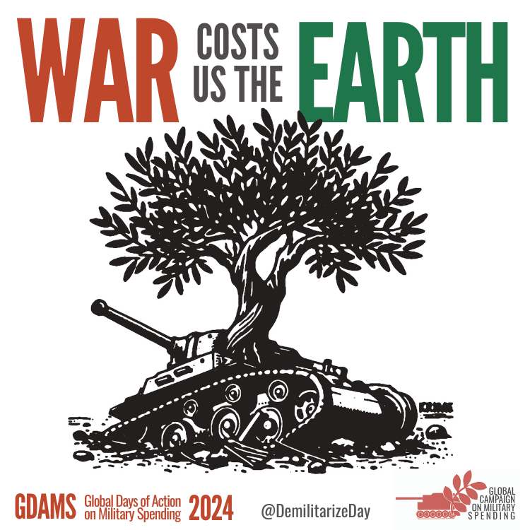 The Global Days of Action on #MilitarySpending have begun! - #GDAMS @DemilitarizeDay Find all Info here ➡️ betterworld.info/GDAMS - please share 📢 #DefundTheMilitary & strengthen the #ArmsTradeTreaty #WarCostsUsTheEarth 📢 #DivestFromWar #GCOMS @IntlPeaceBureau .