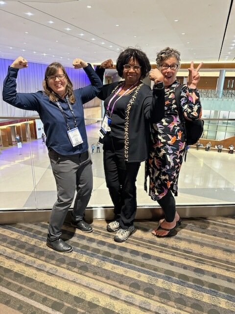 It was so fun presenting at #TXLA24 with the fab @ChristineTB @DoodlebugKRY about #WomenInSTEM. #sciencerocks!! @LernerBooks @ReycraftBooks