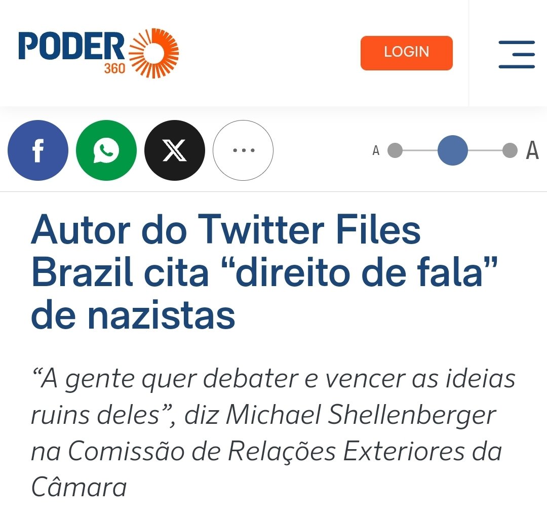 Pelamordedeus parem de usar o nazismo pra defender liberdade de expressão.