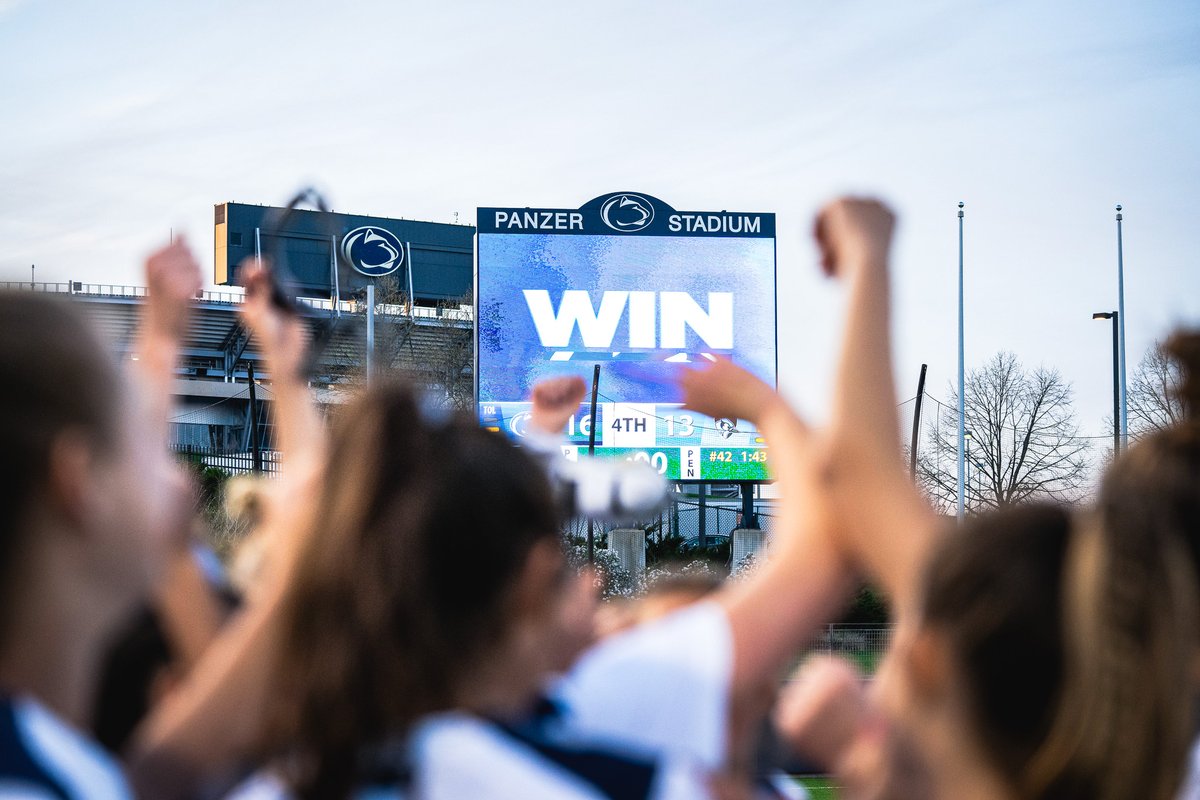 PennStateWLAX's tweet photo. Upset victory and clinched the #2 seed in the @bigten Tournament 🥳 https://t.co/6Lv4COhRlv