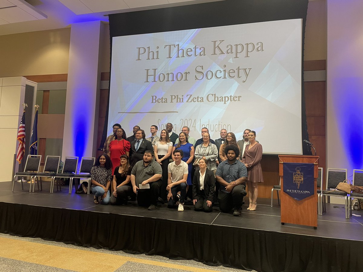 Thank you @SLUPrez for hosting our annual @PHITHETAKAPPA installation ceremony for the @NTCCgators! #TogetherWeAreBetter #BuildingFutures