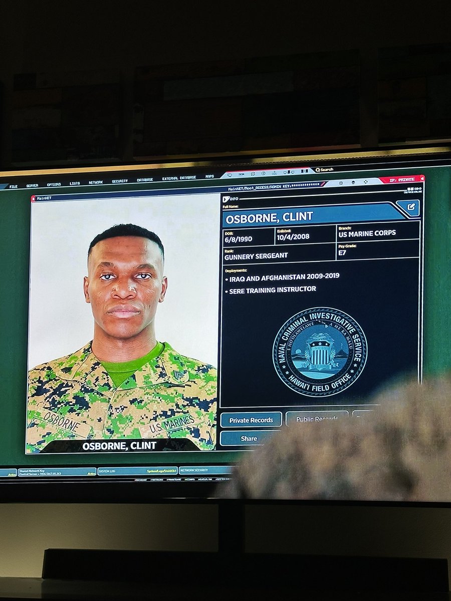 Ummm @wc_osborn we didn’t know you were a Gunnery Sergeant in the U.S. Marines… #NCISHawaii