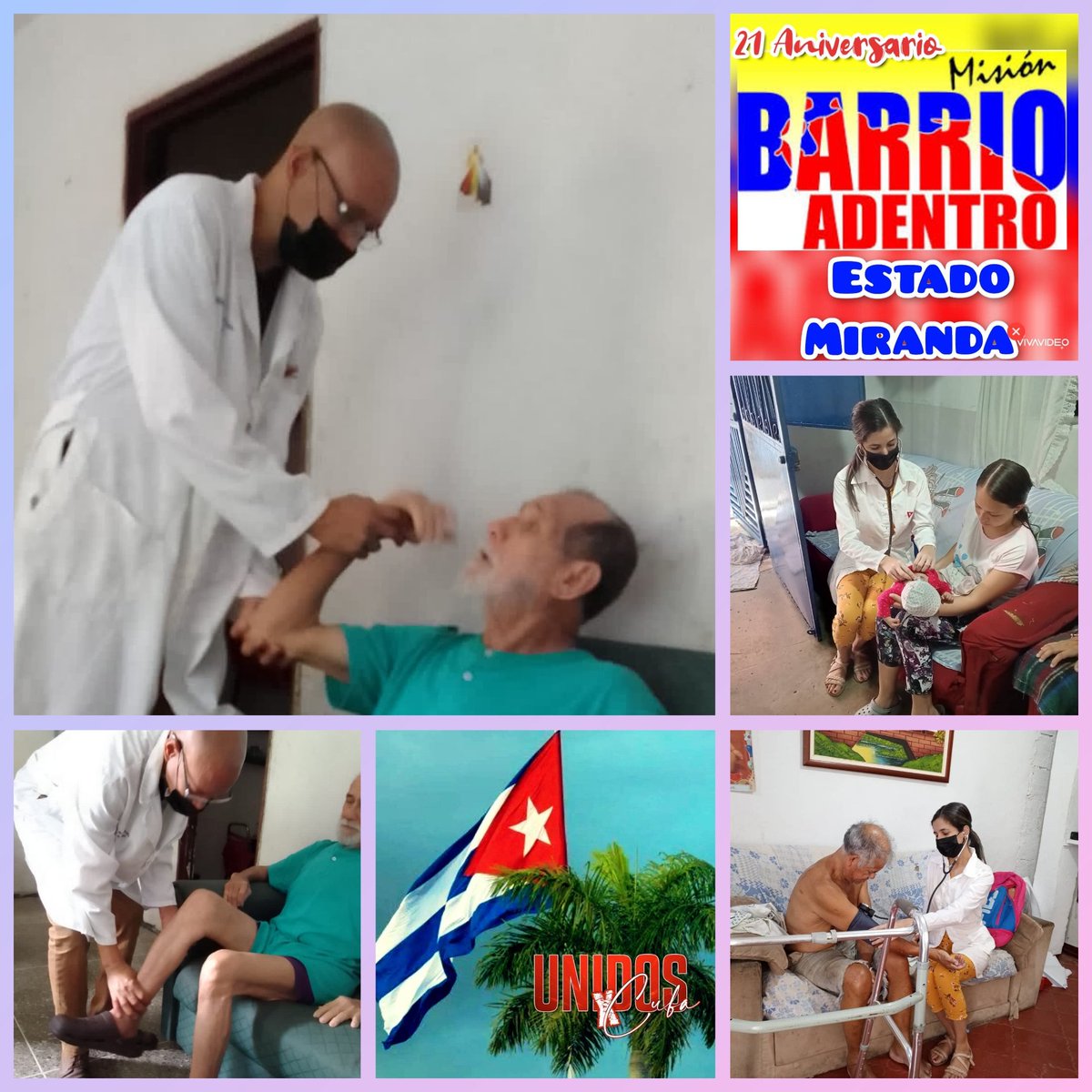 MMC 🇨🇺 Estado Miranda 🇻🇪 CDI Paulo VI Confianza y optimismo depositan en nuestros héroes de batas blancas los hermanos venezolanos. Cada día acuden con el mismo empeño a las comunidades en busca de aquellos pacientes más necesitados #CubaPorLaVida @DrYusleivy