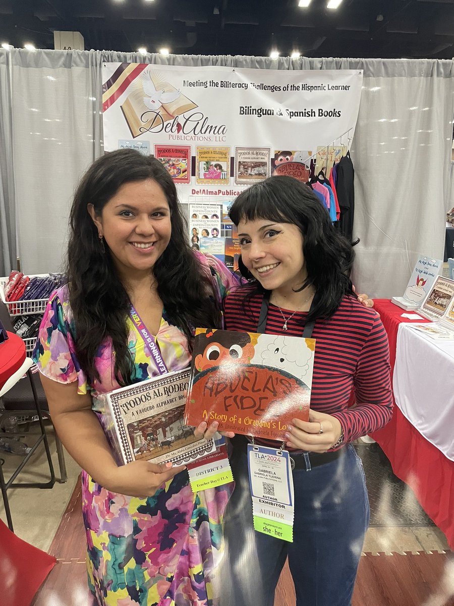 delalmapubs's tweet photo. We had an amazing time at this year’s #TXLA24 library 📚 conference. Thank you so much to everyone who stopped by. We look forward to working with you in our quest to “meet the #biliteracy challenges of the Hispanic learner.” https://t.co/N0qYKJAXYt