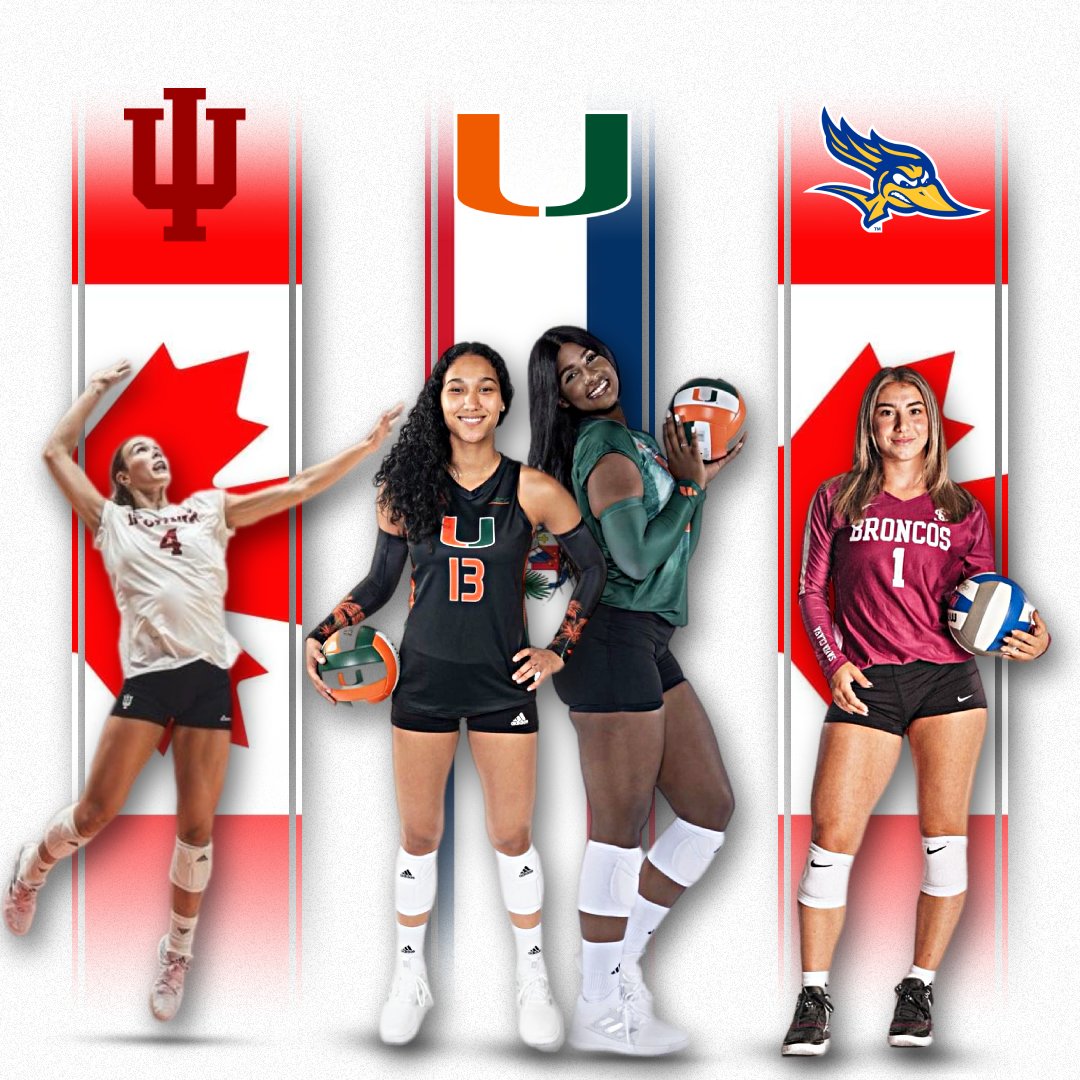 Avid (@avidvolley) on Twitter photo .<a href="/NCAAVolleyball/">NCAA Women's Volleyball</a> 🤝 VNL
🇧🇬 Tsvetelina Ilieva <a href="/Binghamton_VB/">Binghamton Volleyball</a>
🇺🇸 Madi Skinner <a href="/TexasVolleyball/">Texas Volleyball</a>
🇨🇦 Emoni Bush <a href="/UWVolleyball/">Washington Volleyball</a>
🇨🇦 Mary Saris <a href="/IndianaVB/">Indiana Volleyball</a>
🇩🇴 Ariana Rodriguez & Flormarie Heredia <a href="/CanesVB/">Miami Hurricanes Volleyball</a>
🇨🇦 Kat Georgiadis <a href="/CSUB_Volleyball/">CSU Bakersfield Volleyball</a> .<a href="/NCAAVolleyball/">NCAA Women's Volleyball</a> 🤝 VNL
🇧🇬 Tsvetelina Ilieva <a href="/Binghamton_VB/">Binghamton Volleyball</a>
🇺🇸 Madi Skinner <a href="/TexasVolleyball/">Texas Volleyball</a>
🇨🇦 Emoni Bush <a href="/UWVolleyball/">Washington Volleyball</a>
🇨🇦 Mary Saris <a href="/IndianaVB/">Indiana Volleyball</a>
🇩🇴 Ariana Rodriguez & Flormarie Heredia <a href="/CanesVB/">Miami Hurricanes Volleyball</a>
🇨🇦 Kat Georgiadis <a href="/CSUB_Volleyball/">CSU Bakersfield Volleyball</a>