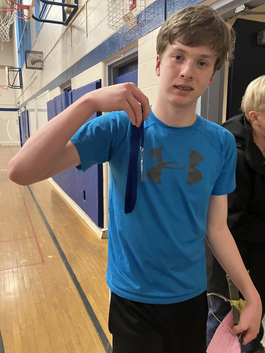 Congratulations to Will Moriarty who won silver in boys' singles at today's county tournament in Pembroke.