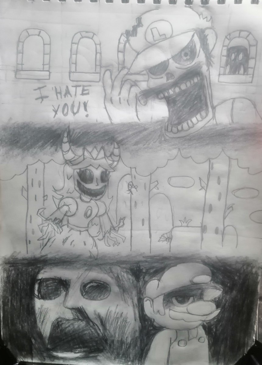 CallmeDorkstic's tweet photo. "WHY WONT YOU DIE?!"
"this again?..."
"This is the selfish way out"
#ihateyou #thecoronationday #victim1 #hackroom #supermarioworld #SMWHack #MariosMadness #MariosMadnessv2 #supermario #sketchart https://t.co/xKKQAkudE2