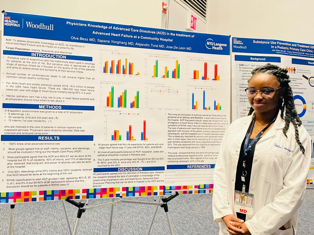 OlvaBess's tweet photo. Woodhull Medical Center residents research day. 
Second place in oral presentation. 
#yehme!!! https://t.co/7mB5RnFdb7
