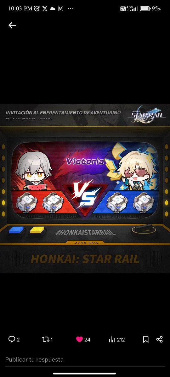 UID: 601648107

#HonkaiStarRail
#EnfrentamientoConAventurino