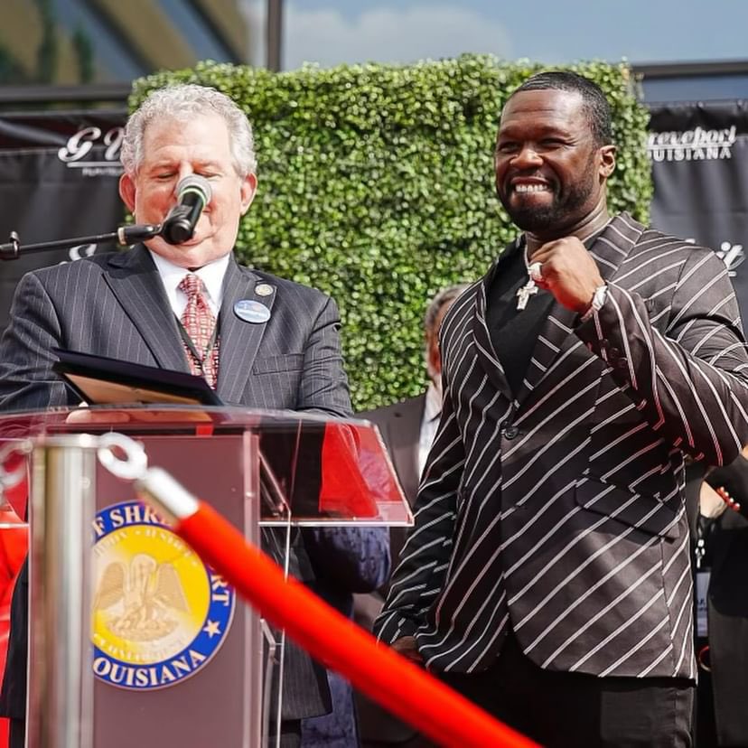 50cent's tweet photo. Mayor Tom Arceneaux really cares about people, I talked to him today I was really impressed with his energy. I usually be like 👀wait a minute, when politicians are involved but I think he is a whole good guy. WTF 😳 https://t.co/jnbpt4Vpb3 https://t.co/zj3Xytfv8X