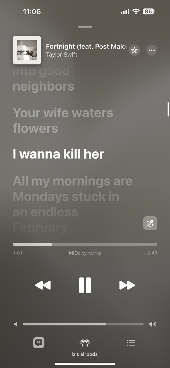 brendaleealvaa's tweet photo. NOT EVEN HALFWAY THROUGH THE FIRST SONG?!!?? #THETORTUEDPOETSDEPARTMENT https://t.co/CNZKIRowwa