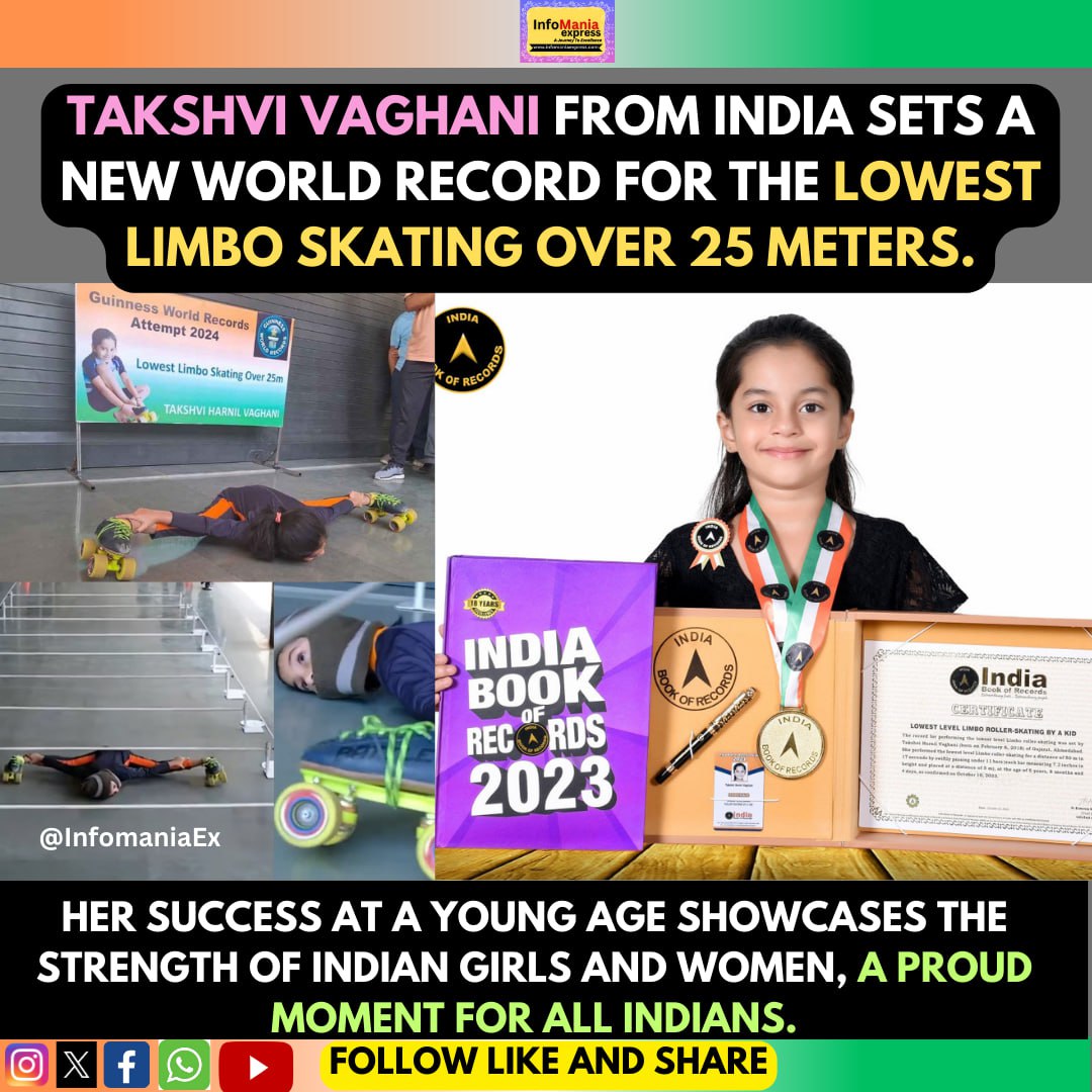 #TakshviVaghani #Limbo #Limboskating #GuinnessWorldRecord