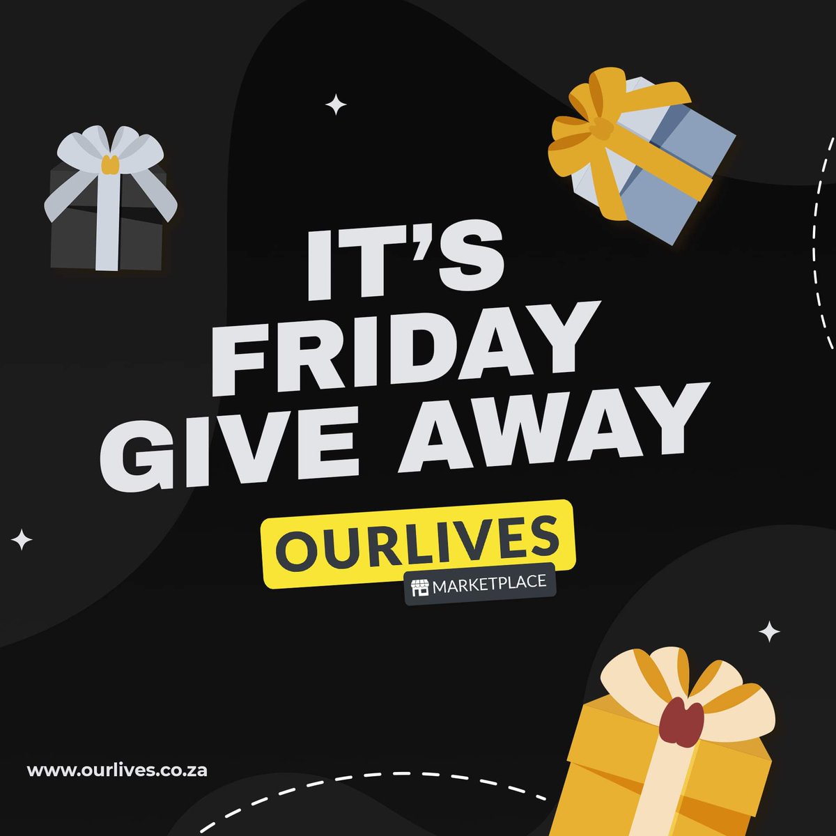 It's Friday give away time fam & we giving away R150 CASH to 2 lucky winners🎉 🏆

1. Follow @OurlivesMarket
2. Subscribe: youtube.com/@OurlivesMarke… 
3. Repost PINNED tweet with #ProudlyLocal, tag few friends. 

Competition ends 6pm today, Winners chosen randomly

T&C's Apply ❤️