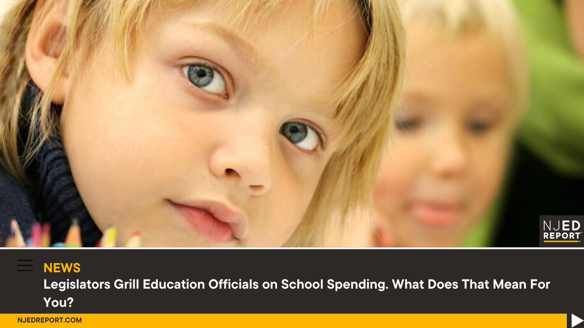 Legislators Grill Education Officials on School Spending. What Does That Mean For You njedreport.com/legislators-gr… #NJEdReport #NJSchools @LauraWaters @GovMurphy @SenMTeresaRuiz @stateaidguy