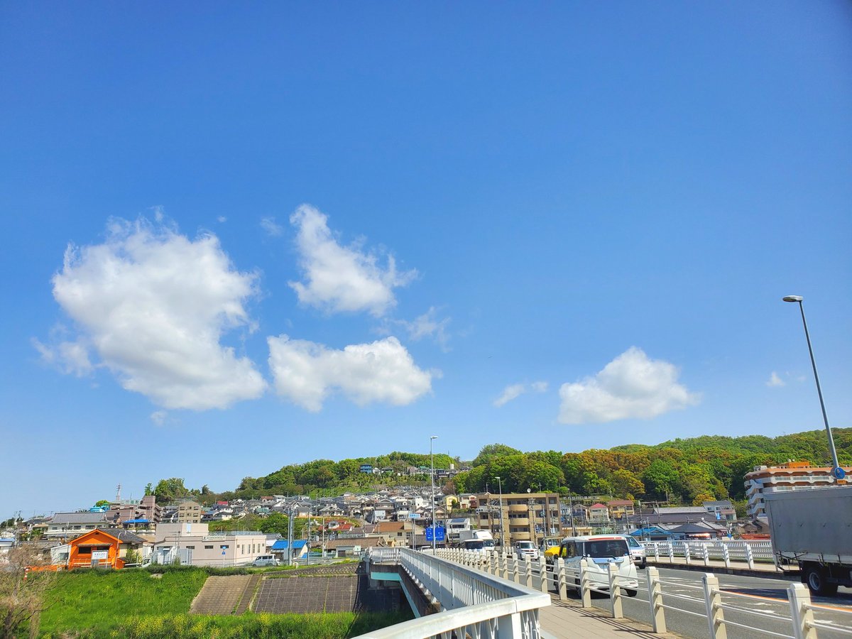 K3_712's tweet photo. おはようございます🐦️🎶

今日も一日頑張ろう!！
#柏原市 #大和川 #国豊橋 #イマソラ https://t.co/oauZXjxfxa