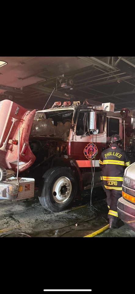 Fire damages Pottstown fire station in High St. Three firefighters suffered smoke inhalation