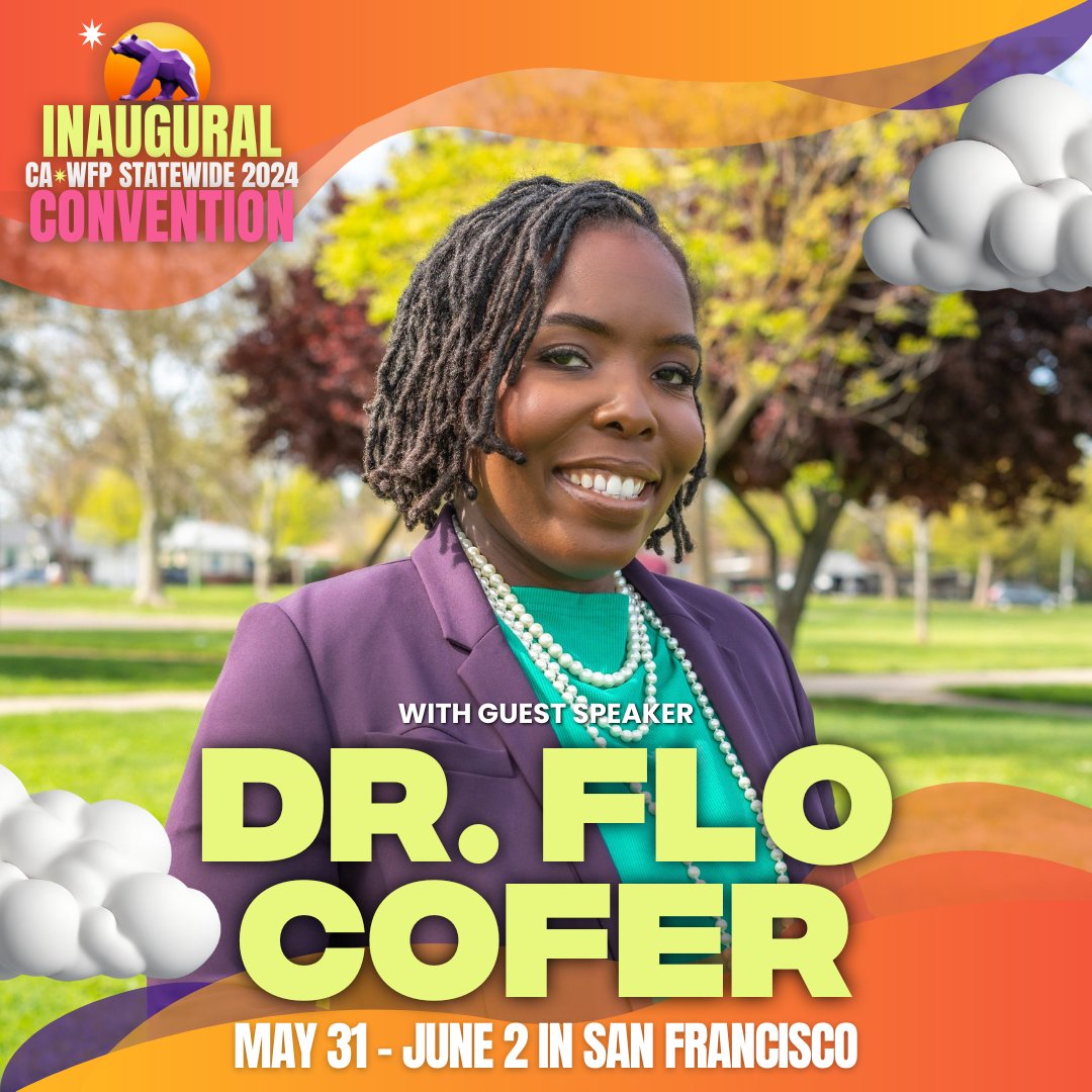 🎙️🐺Speaker Announcement!🌟 With deep-seated grassroots support in Sacramento, @Flo4Sacramento is making history in a competitive mayoral race, building a people-powered movement for change. We're thrilled to have her speak at convention! Don't miss it: eventcreate.com/e/cawfpconvent…