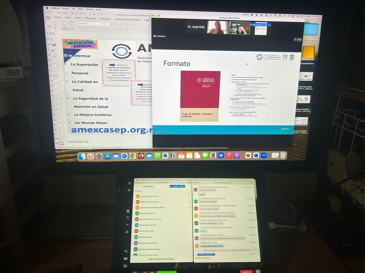 Expresamos nuestra gratitud al #CIAM2024 por la invitación y confianza hacia AMEXCASEP  para realizar el Taller precongreso del Módulo de Gestión de la Calidad denominado “Ciclos de mejora para líderes de servicios de salud”.