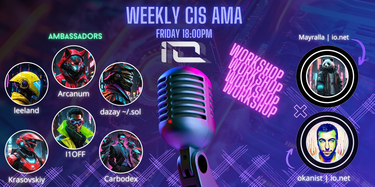JCrendy's tweet photo. I invite Russian-speaking users to an AMA session at the discord server @ionet  to discuss the accumulated issues, a special guest @okansariirmak . Together we are waiting for you all!

@mcdooganIOnet @mayralla_io_ https://t.co/JwiFzSADod