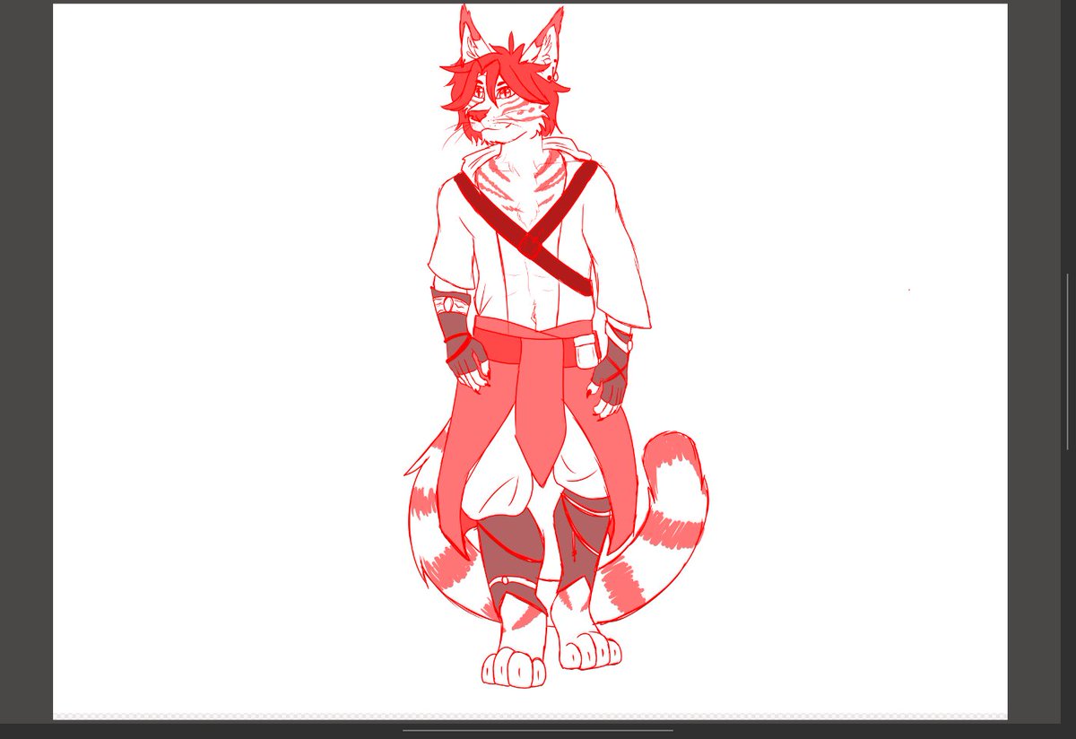 ElocinNakamoto's tweet photo. Meet Alister! My tabaxi druid boy~ i adore him https://t.co/bKCWlVTjqt