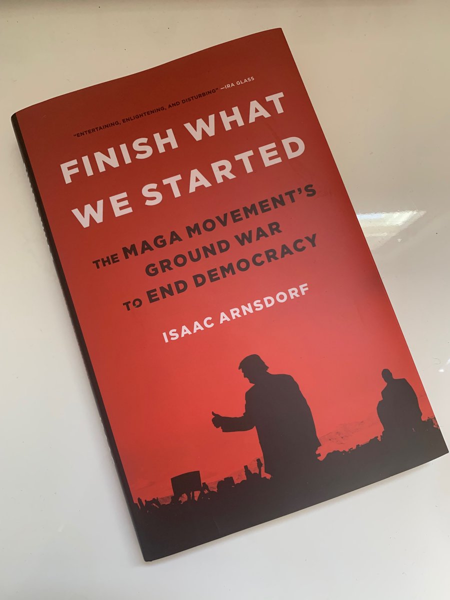 Get your copy of @iarnsdorf’s Finish What We Started. It’s the first book in history blurbed by both Ira Glass and Steve Bannon. amazon.com/Ground-Game-MA…