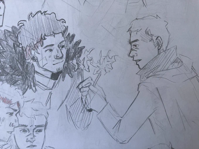 This was the sketch btw! 💙 