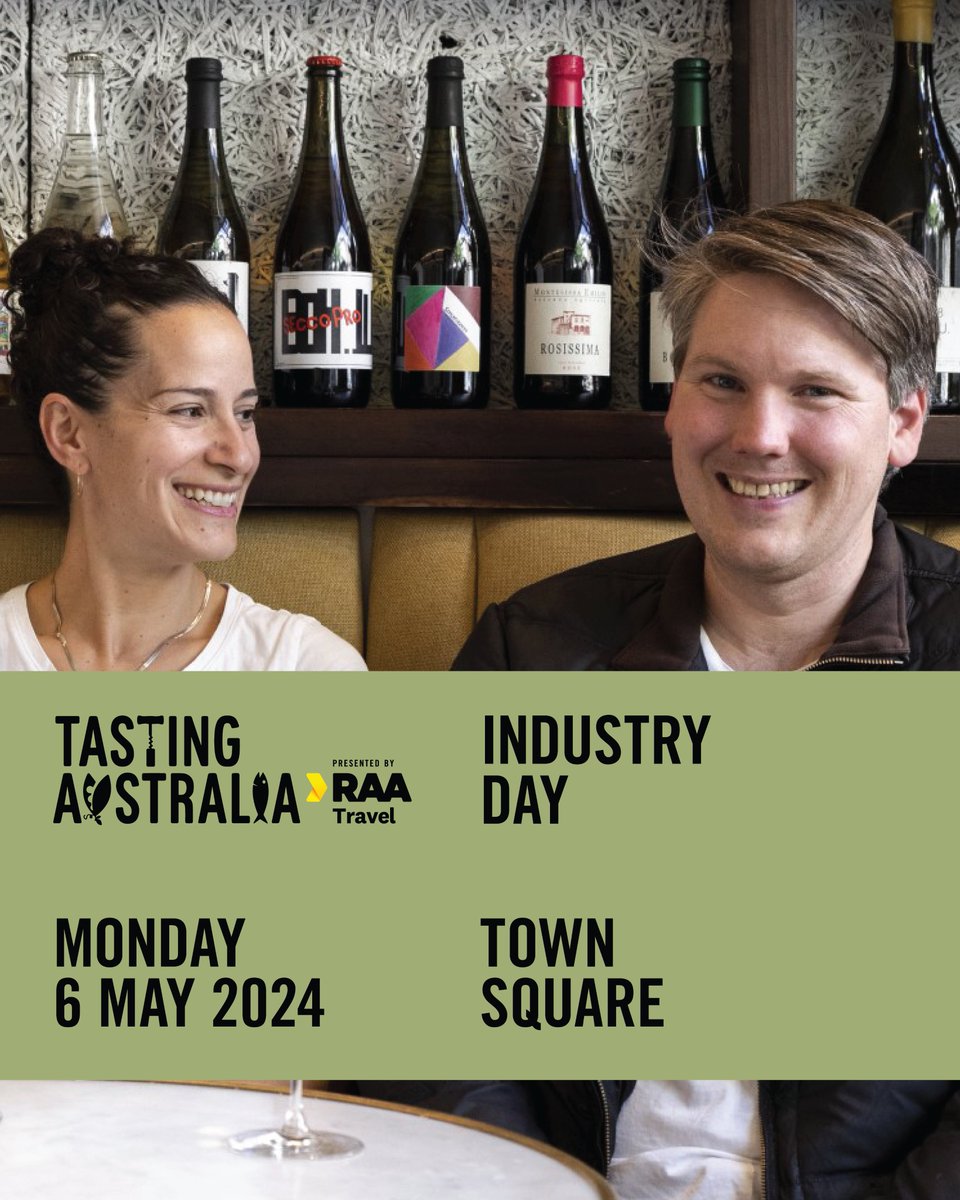 Join @TastingAus presented by @RAA Travel’s first Industry Day! Hospitality workers, aspiring professionals, food and beverage leaders and more can unite to discuss many crucial conversations within the community. tastingaustralia.com.au/products/event…