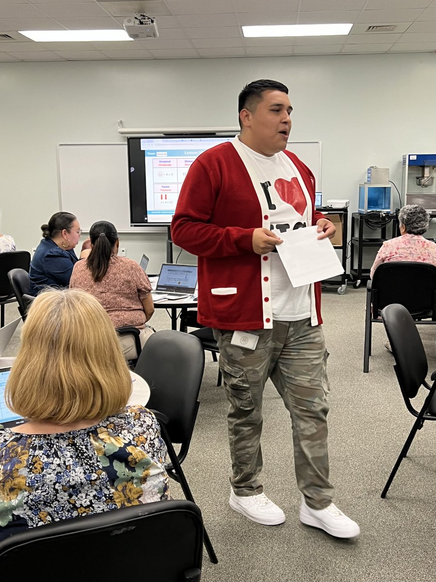 shellycuevas's tweet photo. Todayโs MVP? @TheMrInfante! His math skills, unwavering confidence, and infectious energy lit up @juanseguinhisd Demo Day, reminding us all that anything is possible with the right attitude. #MathChampion #PositiveVibes @Pugh_ES @JEOcanas1 @AnnaLWhite1 https://t.co/R04CnBc01O