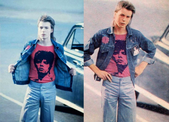 Sid Vicious at a David Bowie concert.