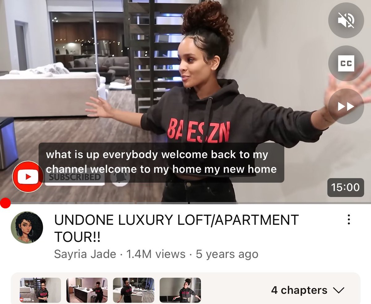 #lovinglofts: When I first saw Sayria’s LA Apartment Tour on YT… I fell in love with lofts. This vid is years old. But omg. I love rewatching this! Them windows tho. 👀 

Vid:
youtu.be/uyIVi9is7Dk?fe…