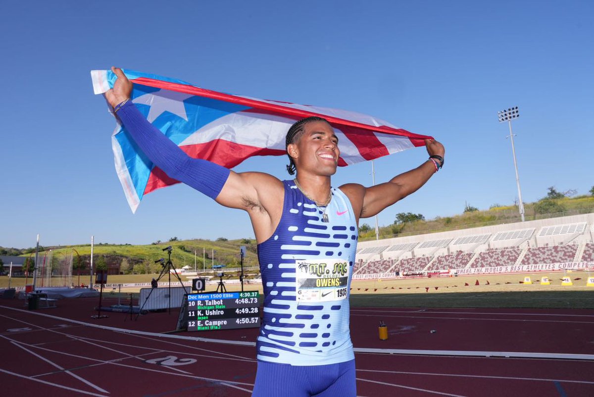 I am officially qualified for the 2024 Paris Olympic Games!! 
•#1 Decathlon Score in the World in 2024
•Puerto Rican National Record
•Ibero-American Record 
•Mt. Sac Relays Meet Record 
•8732 Points 
•Childhood Dream of becoming an Olympian ✅