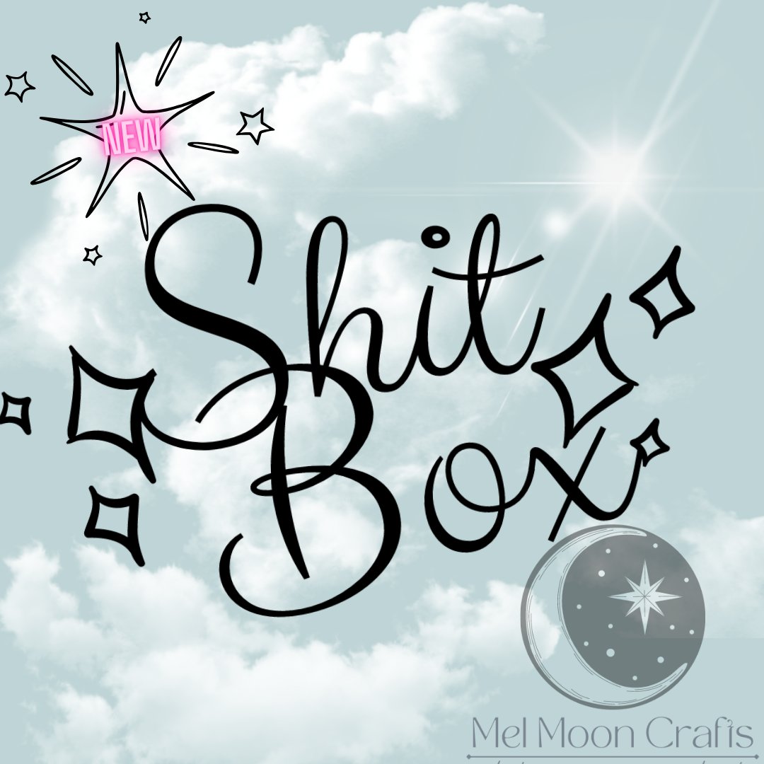 MelMoonCrafts's tweet photo. Embrace the unconventional and let your sense of humor shine bright with this sticker. Because life's too short to take everything too seriously—sometimes, you just gotta add a little sparkle to the ordinary! #shitbox  Get yours here!
https://t.co/7vPvqGEPou https://t.co/2qgRPEhyrN