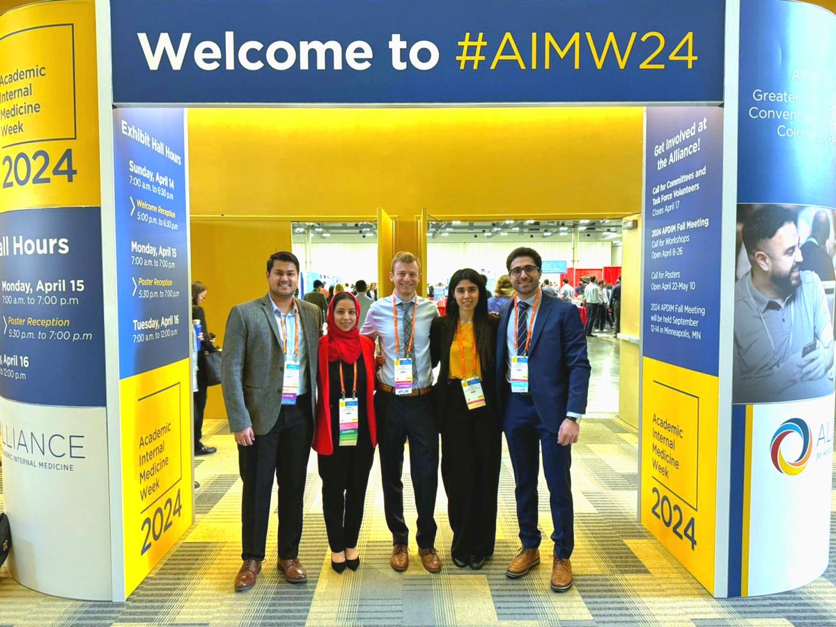 Had an amazing time at @AAIMOnline #AIMW24 together with incoming co-chiefs @Sumant_rp @Maedeh_ash @elie_flatow @AdhyaMehtaMD! Excellent team bonding opportunity with many innovative ideas to improve #MedEd. Excited for the new academic year ahead! @AndrewGutwein @jmcchiefs