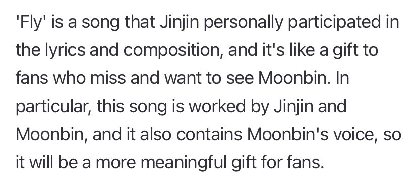 mzylvs_2's tweet photo. Circles💜
*a new song gift to fans for the 8th anniversary
Fly 💙
*a gift to fans who miss #MOONBIN💙

Jinjin i can’t thank you enough for always doing this for us!!😭😭😭 
You're indeed the bestest leader of all!! 
#진진 #JINJIN #아스트로 https://t.co/0U2KoTfcbs