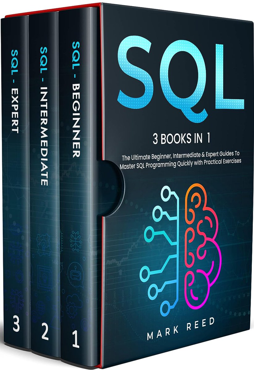 SQL: 3 books 1 - The Ultimate Beginner, Intermediate & Expert Guides To Master SQL Programming Quickly with Practical Exercises amzn.to/3QawmrE #sql #database #mysql #nosql #mongodb #webdev #webdeveloper #webdevelopment #programming #coding