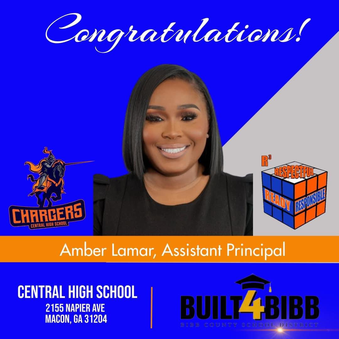 Congrats <a href="/counseloramblam/">Amber Lamar</a>! #Built4Bibb