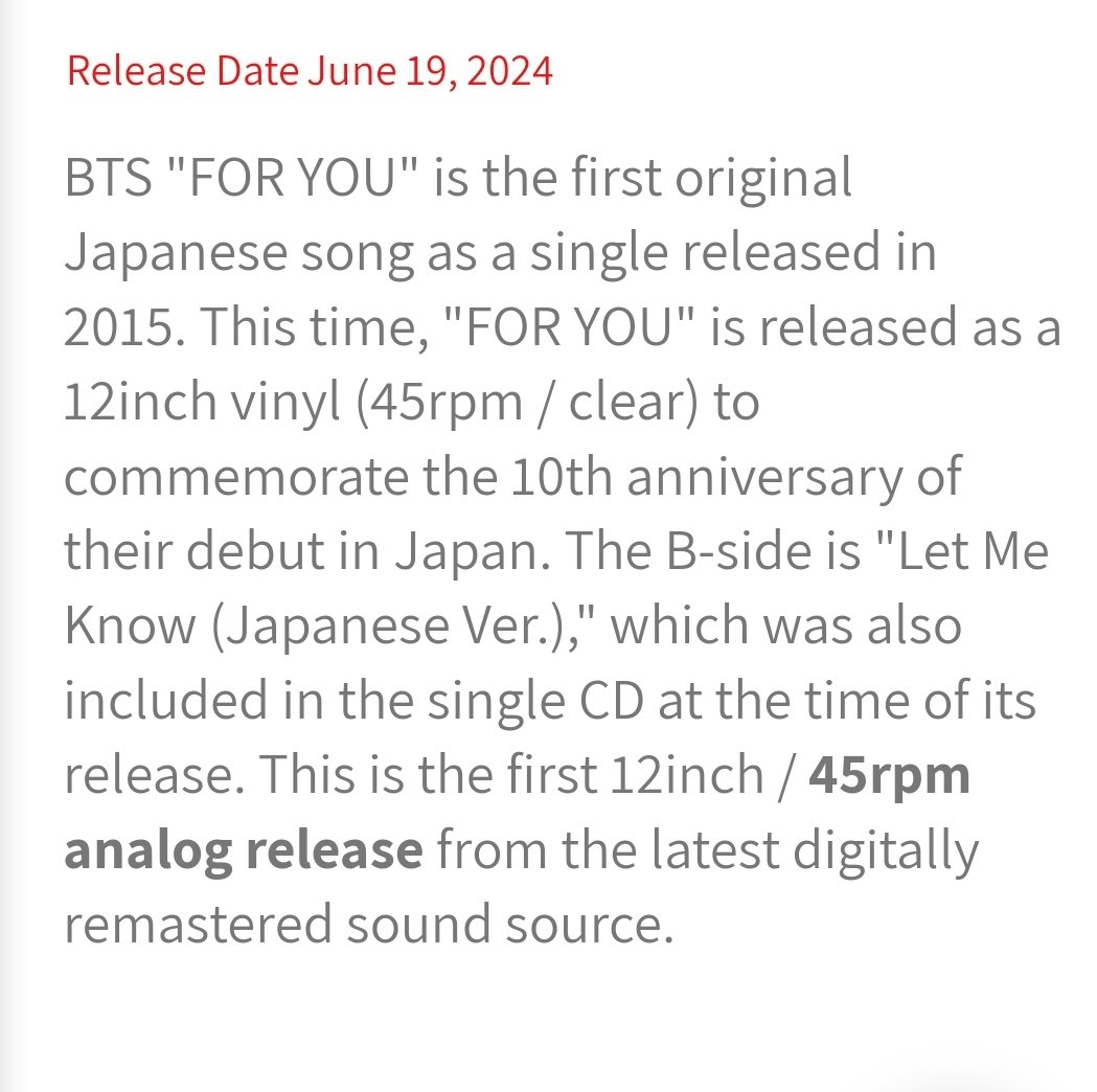 LivingBangtan7's tweet photo. When you realize that the 10th anniversary of  #BTS_FORYOU is June 17th & there's a special LP edition dropping June 19th & the entire dance version MV is in #MONOCHROME! AND THE LYRICS😭
"Everything is for you, Everything is alright, even if there is no answer. Everything is inside your smile! TRUTH, Even if we are apart, our hearts are connected to each other. Forever with you...I am embracing you always. Inside my heart forever!" #BTSFESTA2024 #MNCR_Logistics #BTS #BTSARMYPROMISE2025