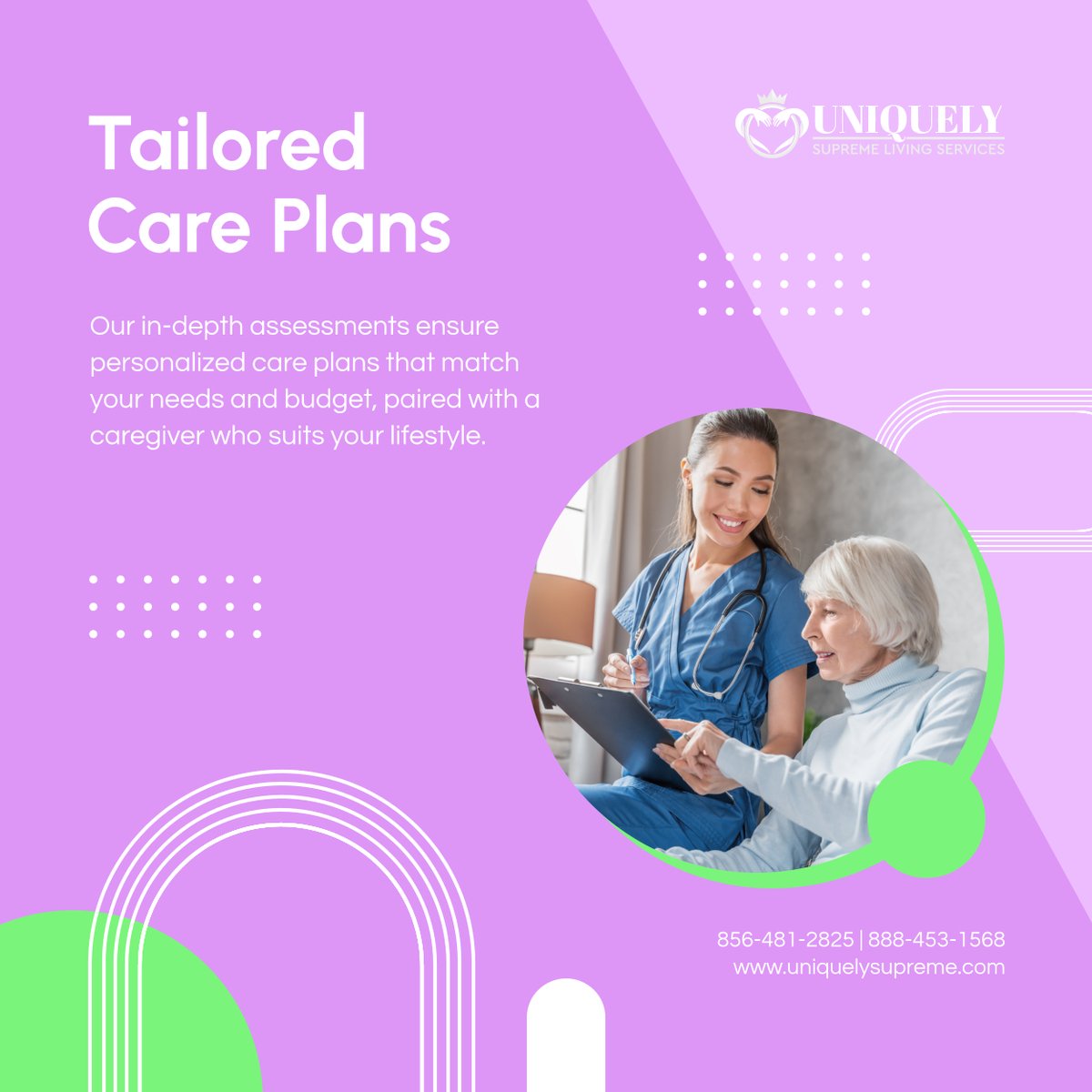Experience customized care plans and compassionate support tailored to your unique needs. Contact us today! 

#JenkintownPA #HomeCare #PersonalizedCare