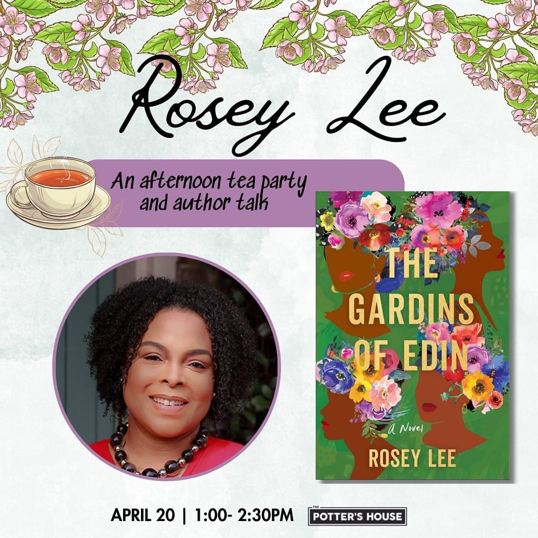 See you next in DC at the @pottershousedc for tea with debut novelist @roseyleebooks on Saturday at 1pm!