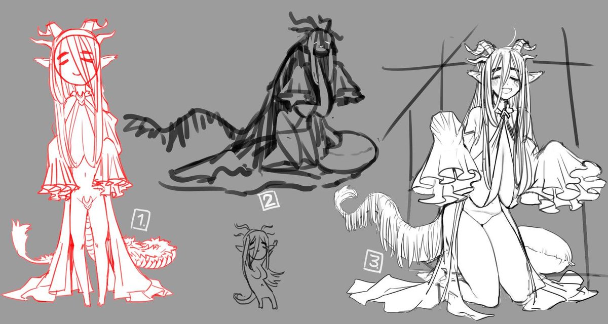 foluthewizard's tweet photo. anxiety struck at night so I get up and give a dragon a clothes. #foludoodle https://t.co/emMBUfdA3X