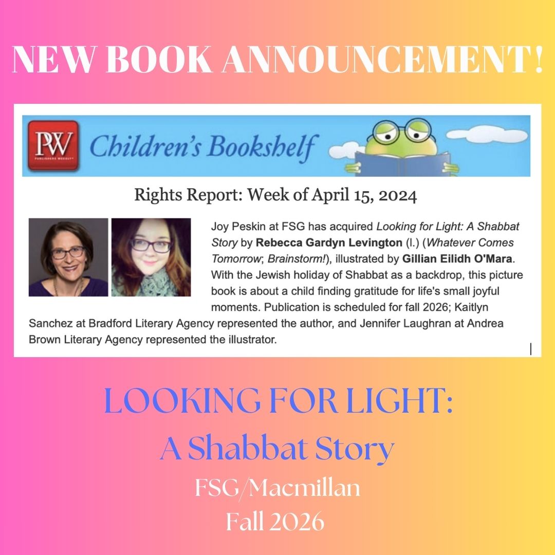 WriterRebeccaGL's tweet photo. I'm so happy to finally share this! LOOKING FOR LIGHT: A Shabbat Story is a #poem #picturebook told from the perspective of "the Light," reminding us to take time to look for the good in our lives. TY @joypeskin &amp; @lightonthesea_ &amp; @KaitlynLeann17!🥰 #jewishjoy #kidlit @fsgbooks https://t.co/dSTiFnKp8o
