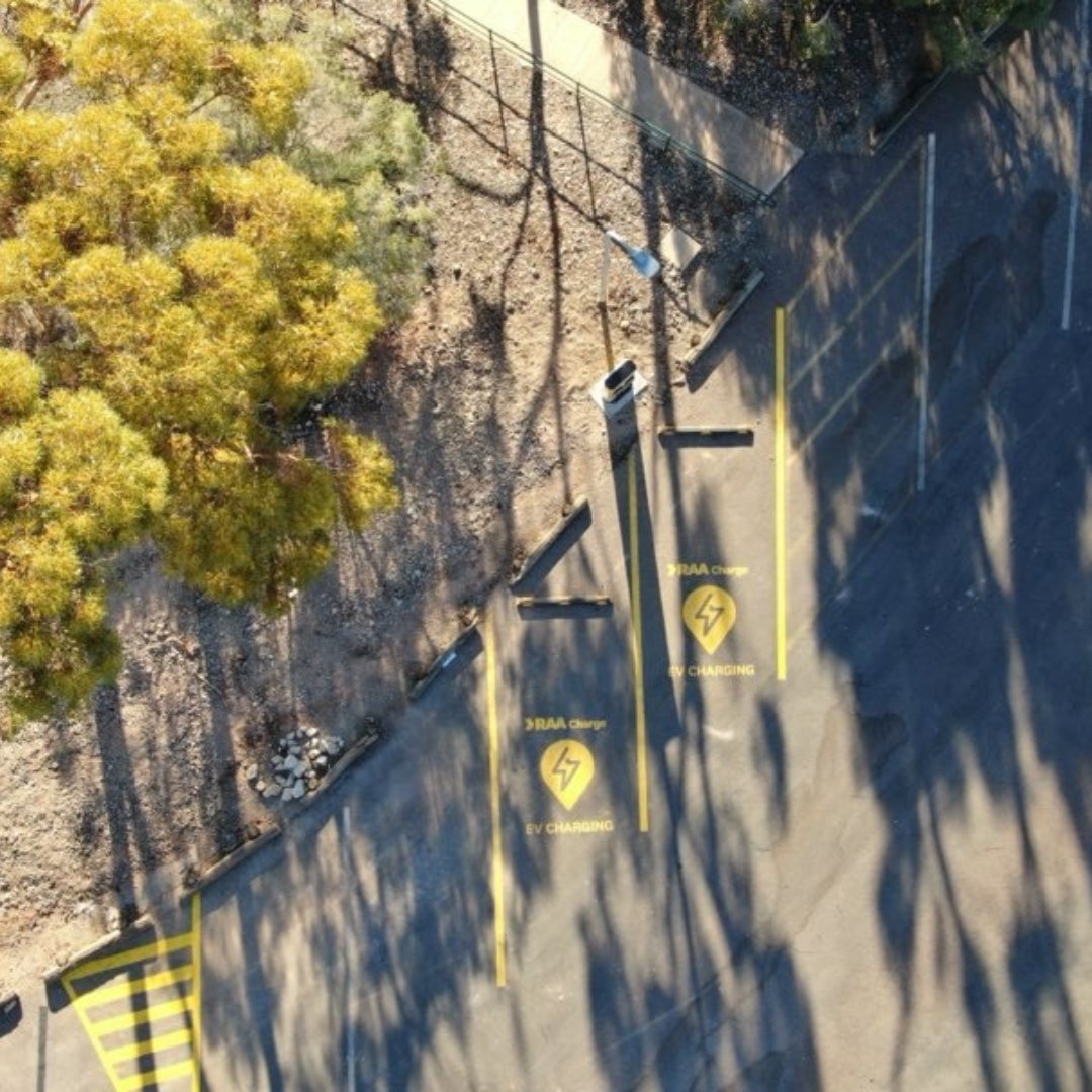 RAAofSA's tweet photo. Guess where our new #RAACharge spot is? β‘π
Find out here: https://t.co/ExA56IsjJd
#RAA #ElectricVehicles #Sustainability #SouthAustralia https://t.co/otwhECkEFD