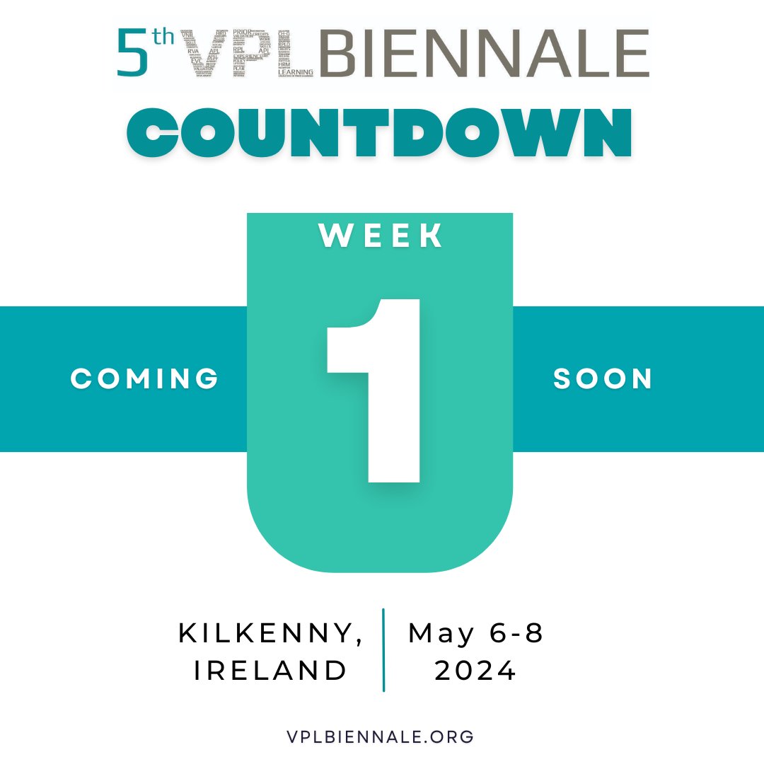 Have you started packing yet? Just 1 week until the 5th @VPLBiennale! Check out the schedule and conference information here: vplbiennale.org #PLAR #RPL #VPL #CPL