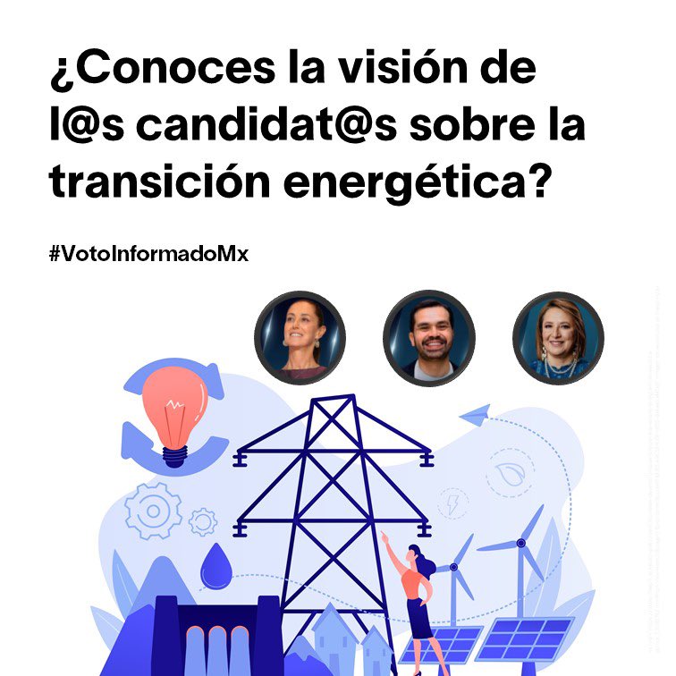 El voto informado es un derecho y también una oportunidad poderosa para acelerar la transición energética justa.
Únete a la Alianza por una #TransiciónEnergética Justa en México firmando el Compromiso 2030 en qrco.de/2030MX
 
#CambioClimáticoMéxico #VotoInformadoMX